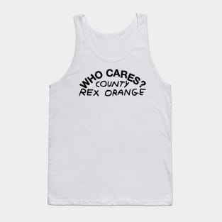 Rex Orange County Merch Who Cares Tank Top